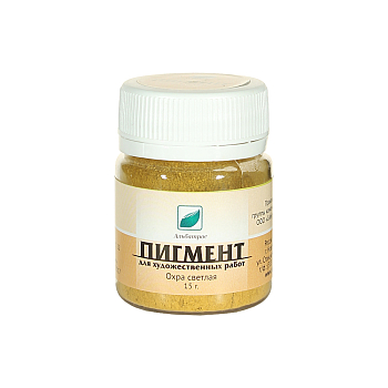 Пигмент, Охра светлая 15 г Пигмент, Охра светлая 15 г