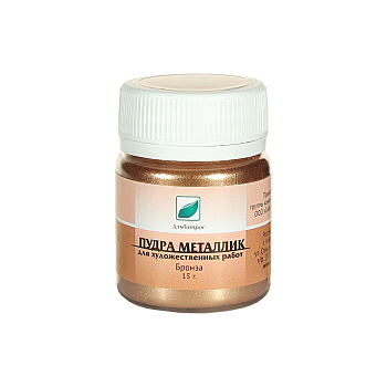 Пудра металлик, бронза 15 г