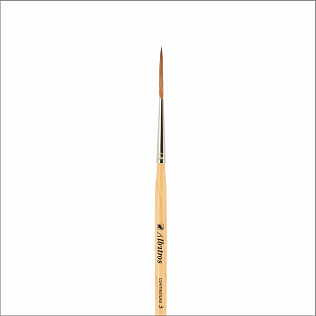 Кисть "Лайнер", синтетика, круглая №3