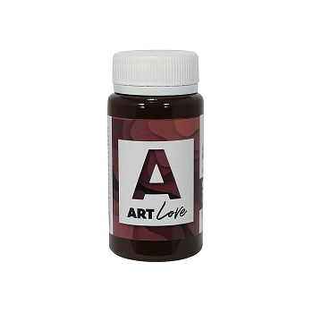 Акрил Art love Коричневый темный, 100 мл